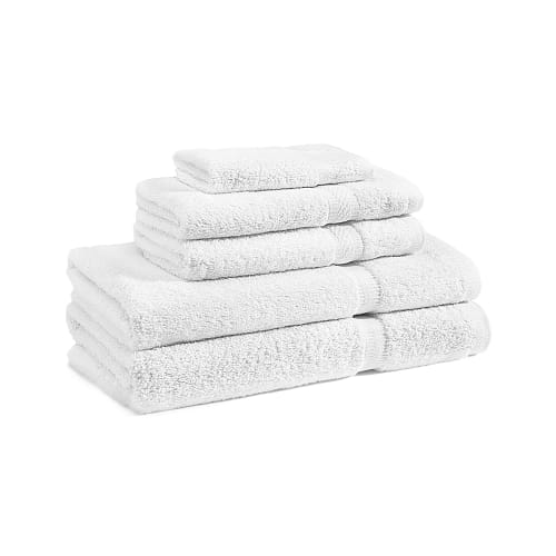 Grand Comfort Collection by Grand Royal Bath Towel, Blended Dbl Dobby Bord, 27x54, 17.0 lbs/dz, Wht